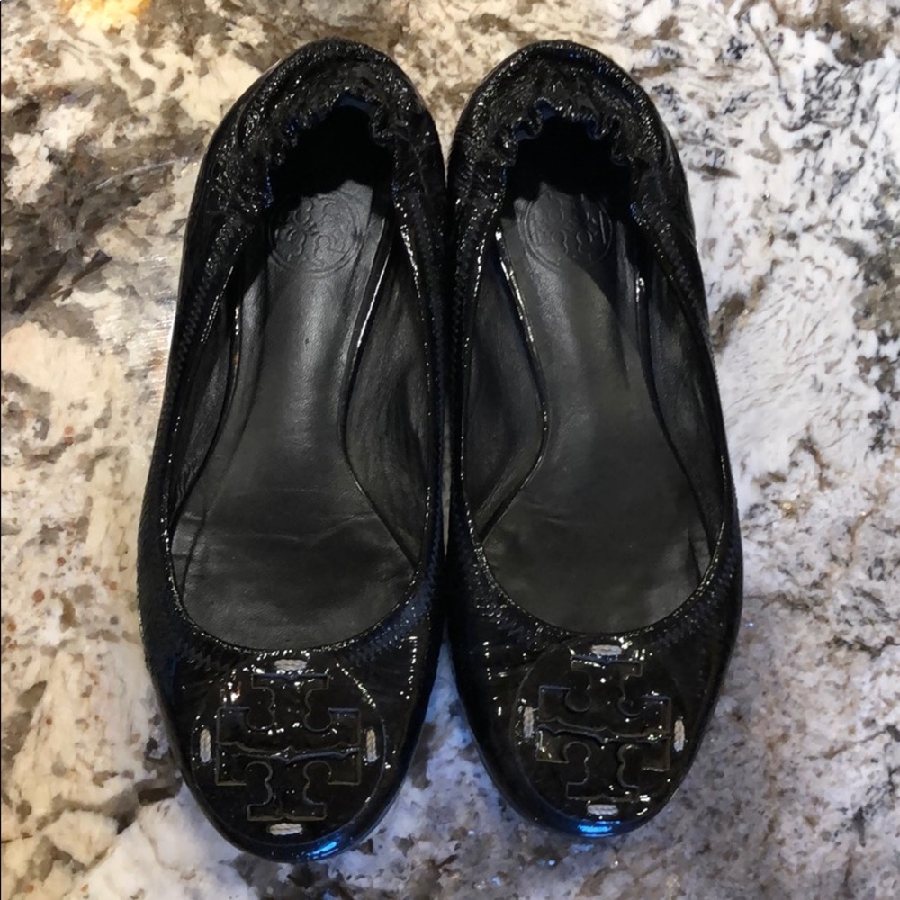 Tory Burch patent leather ballerina flats